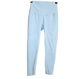 Born Primitive Womens High Rise Crop Leggings, Blue,Athletic, Small